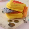 Moda dos desenhos animados crianças bolsas de moedas frutas bonito casual mudança bolsa de pelúcia na moda zíper saco de mudança de dinheiro