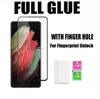 3D Curved Full Glue Tempered Glass Phone Screen Protector For Samsung Galaxy S21 S20 Note20 Ultra S10 S9 S8 Note10 Plus Note9 Note7436266