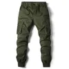 Spodnie Cargo Mężczyzny Jogging Spodnie Cott Cott Pełna długość militarnej męskiej odzieży streetwearu Męskie prace Tactical Tracksuits Plus Size 02MQ#