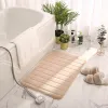 Mats Home Bath Mat Coral Fleece Carpet Water Absorption Nonslip Wash Basin Bathtub Side Shower Room Memory Foam Toilet Floor Mat