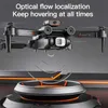 Symulatory P12 Przeszkodzenie dronów Unikanie Składanie 4K HD Drone Optical Flow Quadcopter HD Aerial Photography RC Helikopter Diving Toys Prezenty T240325