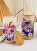 Raamstickers Herfst Thema 3D UV DTF Transfer Sticker Voor De 16 oz Libbey Bril Wraps Cup Kan DIY waterdichte D4388