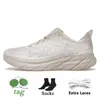 2024 Yeni Hokaes Bondi 8 Clifton 9 Tasarımcı Kadın Erkekler Açık Mekan Koşu Ayakkabıları Ücretsiz İnsanlar Yaz Şarkı Şarkı Emici Yol Üçlü Black White Runners Sporcular Eğitmenler