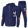 Men's Tracksuits 2024 long-slved quality zipper cardigan hoodie + running pants two-piece mens spring and autumn jogging sportswear set T240326