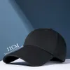 Envío flash Sombrero de sombrilla simple y versátil de moda de pico de pato de ala extendida de algodón puro, protección solar, gorra de béisbol elegante y atractiva, ajustable y