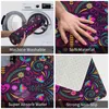 Bath Mats Mexican Day Of The Dead Mat Floral Protective Toilet Kitchen Shower Room Non-slip Foot Design Bathroom Rug