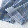Summer Cott Design Pants Home Sutwear Autumn Pajama Men's for Spring Pijama i luźne powietrze cienki cditied w kratę p2yi#