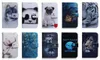 Lederen Portemonnee Gevallen Voor Samsung A53 A73 M52 5G A03 Core 166 A13 A33 Note 20 Ultra LG Stylo 7 Aminal Bloem Leeuw Panda Hond Wolf Ti4997275