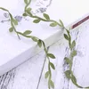 Decorative Flowers 20 M Leaves Ribbon Vine Flower Garlands Country Style Artificial Wreath