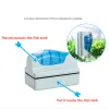 Verktyg 2in1 Magnetic Aquarium Fish Tank Borstes, Glass Window Alger Cleaners, Cleaners, Borst, Plast Svamp -tillbehör