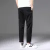 Pantaloni da uomo Busin di nuova qualità autunno Pantaloni comodi da uomo elastici Pantaloni da uomo casual a gamba dritta Pure Cott Primavera e n7jo #