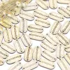 Crafts 50pcs naturalne tagi drewna „ręcznie robiona” drewniana etykieta grawerowana grawer tagi 2 otwory do szydełkowania 28 mm x 15 mm materiały rzemieślnicze DIY