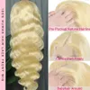 613 HD Lace Frontal Perücke 13x6 Echthaarperücken für Frauen brasilianisches Haar vorgezupft 13x4 Blonde Body Wave Lace Front Perücke im Angebot