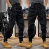 ankle Banded Pants Men's Summer Thin Plus Size Slim Fit Straight Trousers Japan Style Casual Cargo Pants Men Hip Hop Joggers N5Nl#