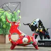 Creative resin cow bull statue vintage abstract art home decor crafts room decoration objects bar Cattle animal figurines 240322