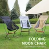 Chaise de Camping pliante portative chaise de lune extérieure pliable pour la randonnée pique-nique chaises de pêche nature randonnée chaise touristique 240319