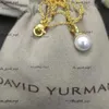 Collier David Yurma Bracelet Dy Ring Designer Câble Bracelet Bijoux Fashion Forwe Fomen Men Gold Silver Pearl Cross Cross Brangle Bracelet Dy Bijoux 707