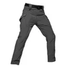 pantalon de toison épais de softs de softhell masculin pantalon tactique militaire hiver