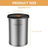 Storage Bottles Coffee Can Airtight Container Bean Canister Beans Canisters With Lids Pp Stainless Steel Holder