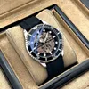 Uitgehold mechanisch horloge voor heren, studententrend, casual, lichtgevend, waterdicht, volautomatisch polshorloge met siliconenband