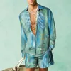 fi Camisa Define 3D Impresso dos homens Casuais Mangas LG Camisas Oversized Praia Shorts Verão Streetwear Ternos Havaianos Roupas o8sy #