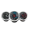 2024 3 stks/set Klokken 2 In 1 Functie Auto Thermometer Hygrometer Duurzaam Quartz Spiegel Klok Decoratie Auto Decoratie Accessoires