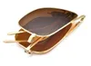 Nianzhen Pure Titanium Polarized Sunglasses Ultralight Folding Square Sun Glasses for Men for High Quality Male Shades 11919094416