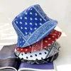 CKET HATS 2023 Fashion Printing Fisherman Hat Street Punk Pot Hat Dubbelsidig fritid Sunset Bucket Hat Mens and Womens Hatc24326