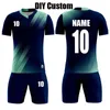 Bhwyfc crianças adulto personalizado conjunto de camisa de futebol dos homens uniforme de futebol criança kit camisa de futebol shorts meninos terno de treinamento de futebol esportes 240314