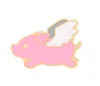 Pink Wing Angel Pig Lucky Animal Pin Söta unika designgåvor till vänner Brosches Badges Girl1170825