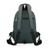 Ryggsäck modemönster herrar ryggsäckar högkvalitativa tyg crossbody väska multifunktionell ryggsäckning midjepaket