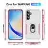 Armor Shockproof Car Magnetic Case For iPhone 15 Pro Max Samsung S24 Ultra Plus MOTO G PLAY 5G Back Cover With Ring Stand Holder Kickstand