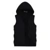 2023 Verão Mens Hoodie Casaco Colete Fi Casal Sleevel Colete Casual Hood Jacket para Homens J8Xk #