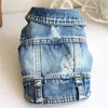 Vêtements pour chiens Classique Cool Denim Vestes Printemps Automne Cowboy Manteau Chiot Vêtements Pour Petits Chiens Yorkies Terrier Chihuahua Jeans Laple Gilet