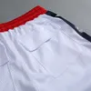 мужские дышащие баскетбольные шорты с белой сеткой с принтом Fitn Sports Leisure Workout Sport Pants Outdoor Running Training Shorts x8Dl #