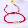 Bracelets turcs porte-bonheur mauvais œil rouge pour hommes et femmes, bijoux faits à la main, livraison directe