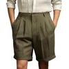 Shorts pour hommes Hommes Summer Beach Casual Jambe large Coupe ample avec ceinture élastique Costume à glissière