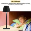 Tischlampen, kabellose Lampe, 4000 mAh, tragbarer LED-Schreibtisch, 3 Farben, stufenloses Dimmen, Lesen, Touch-Steuerung für Wohnzimmer, Wohnheim