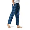 Männer Home Hosen Cott Super Weiche Männer Jogger Jogginghose Flanell Plaid Pyjama Hosen Rot Grün Blau Schwarz Weiß F834 #