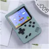 Portabla spelspelare Aron Handheld Console Player Retro Video kan lagra 500 i 1 spel 8 bit 3,0 tum Colorf LCD Cradle Z5D Drop Deli Otyus