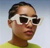 Óculos de sol fora óculos de sol homens de alta qualidade luxo streetwear designer moda óculos maré mulheres oeri021 branco óculos de sol 9756965