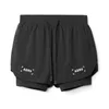 2-in-1 US SIZE 2022 Zomer Mannen Sport Gym Shorts Dubbellaags Marath Basketbal Fitn Sneldrogende shorts Ademende Bodems f35t #