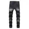 Hoge Kwaliteit Gescheurde Jeans Mannen Fi Patchwork Moto Jeans 2020 Nieuwe Heren Broek Slim Fit Jeans Merk Mannen Biker denim Jean Mannen E0zt #