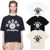 Rhude koszula męska deigner t shirt swobodny moda z krótkim rękawem Europa Ameryka mężczyzna mężczyzna Kobiety za okrągłe szyję rozmiar s-xxl