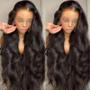 250 Dichte 13x6 Body Wave Lace Front Perücke brasilianische 30 40 Zoll HD transparente 13x4 Lace Frontal Echthaar Perücke für Frauen