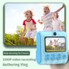 Caméras numériques pour enfants Caméra instantanée INTANT PO Mini vidéo 1080p HD Child Selfie Toy 2,4 pouces Thermal Imprimante Toys Gift