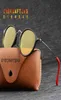 TRSнержавеющая сталь, легкие очки ночного видения для вождения, желтые очки для мужчин и женщин, винтажные ретро поляризационные круглые солнцезащитные очки в крапинку7017396