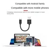 2024 10cm USB Type C Short Cable for Samsung Galaxy S9 Note 8 9 USB 3.0 Type-C USB C 2A Fast Charging Data Cable Huawei P10 P40 Pro- for - -