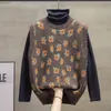 Lacible Streetwear Harajuku Sticked Vest Moon Rabbit Sleeveless Pullover Tröja Vest Autumn Loose Casual Knit Tank Tops Unisex 211221