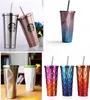 16 met Cup SUCTion Goddess Stailled Premierlash Straw Creative Coffee Cup isolatie Water Colors Fles stalen deksel. Qfbpg qkanx9380877